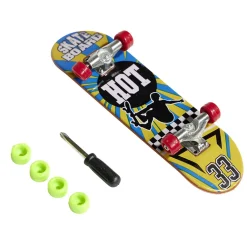 Mini skateboard à doigts L12,5cm (6 modèles)