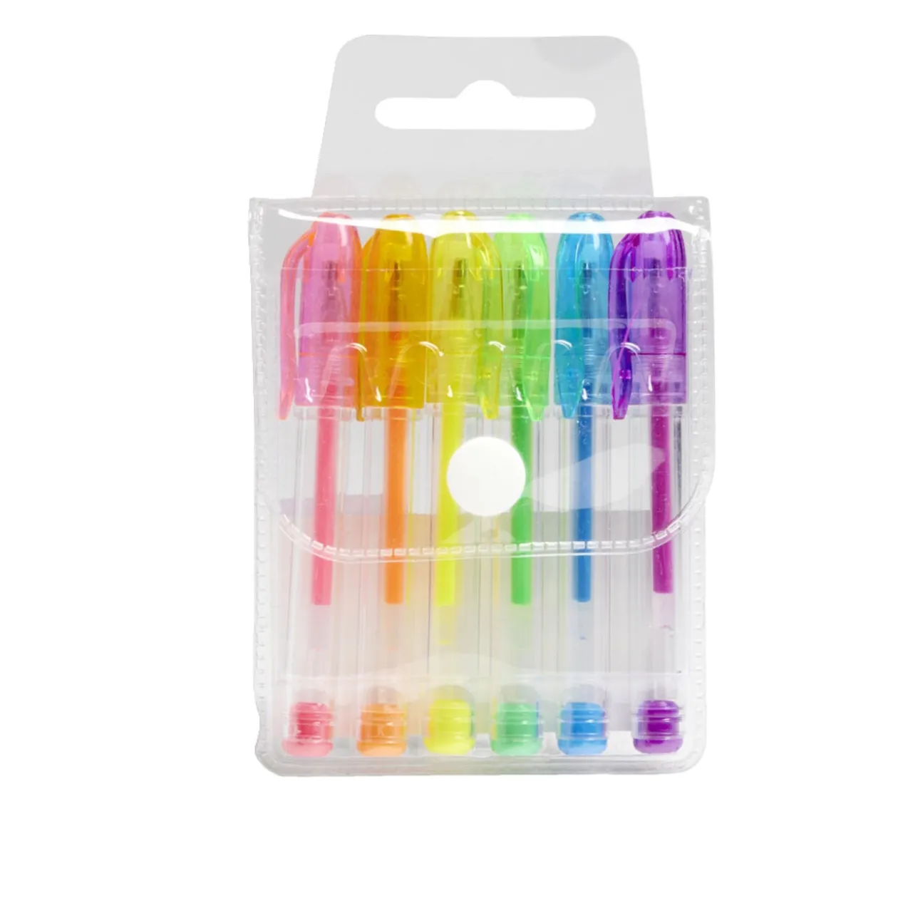 Mini stylo gel multicolore x6