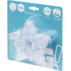 Mini tapis de douche antidérapant forme étoile x6 < Gifi New