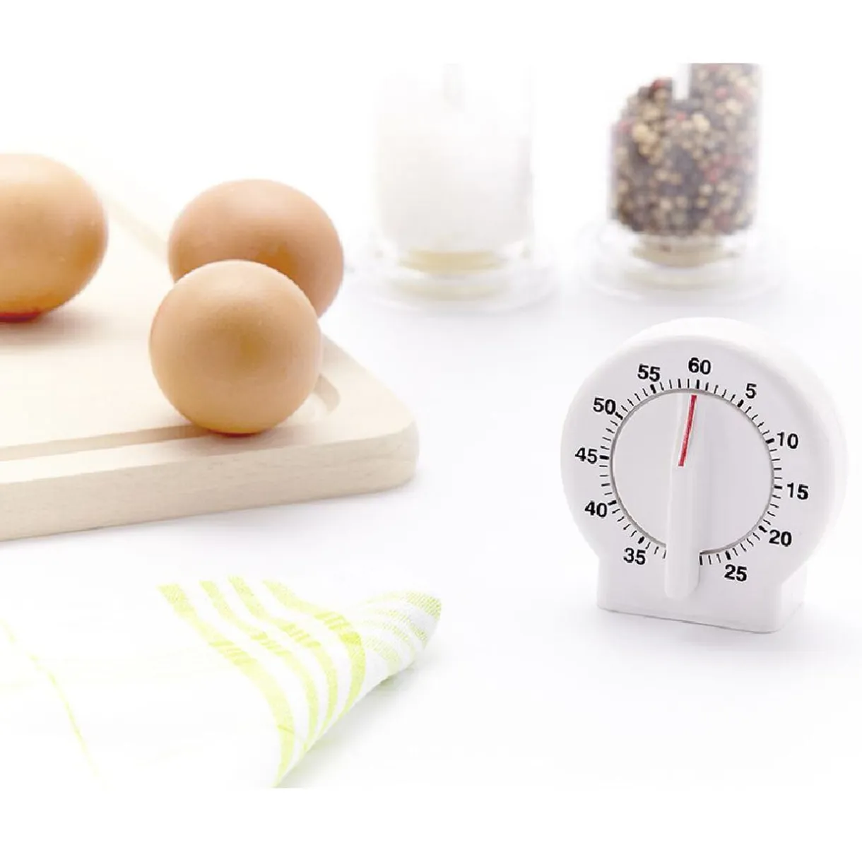 Minuteur de cuisine blanc < Gifi