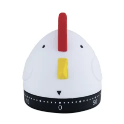 Minuteur humoristique forme chat ou poule Ø6xH7cm (2 modèles) < Gifi Discount