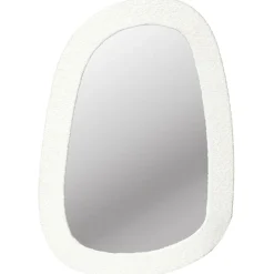 Miroir avec cadre en tissu 24,5x34cm (2 modèles)