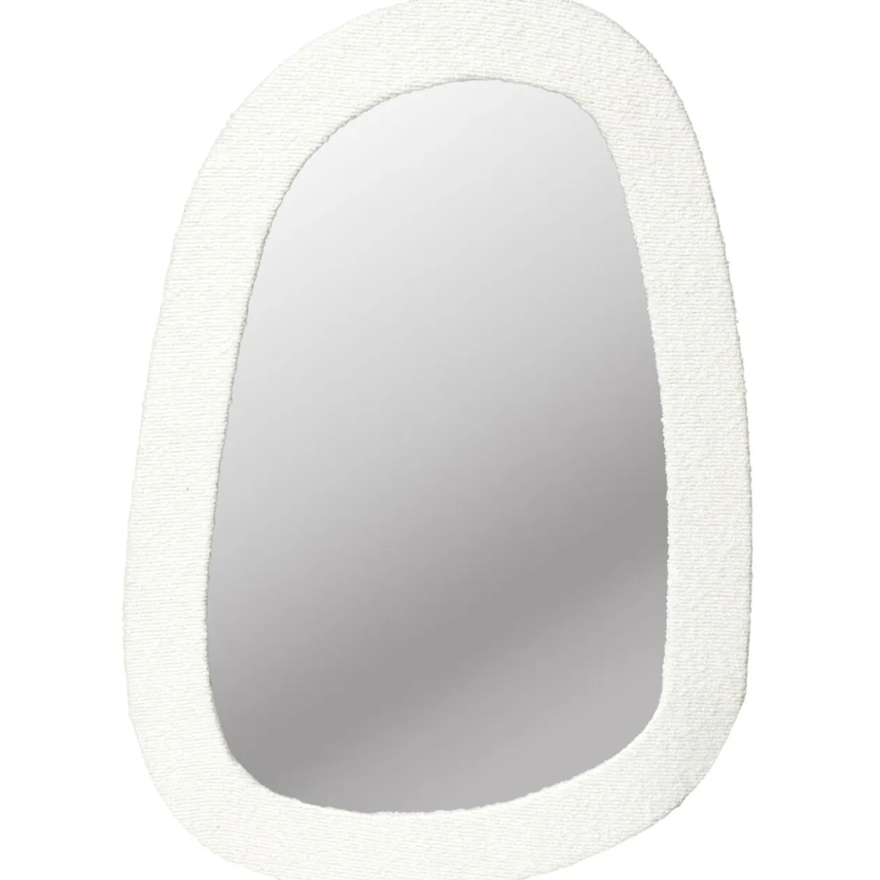 Miroir avec cadre en tissu 24,5x34cm (2 modèles)