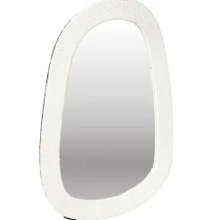Miroir avec cadre en tissu 24,5x34cm (2 modèles)
