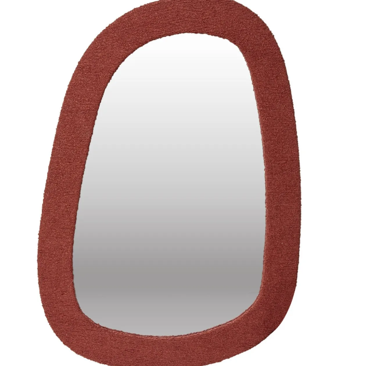 Miroir avec cadre en tissu 24,5x34cm (2 modèles)
