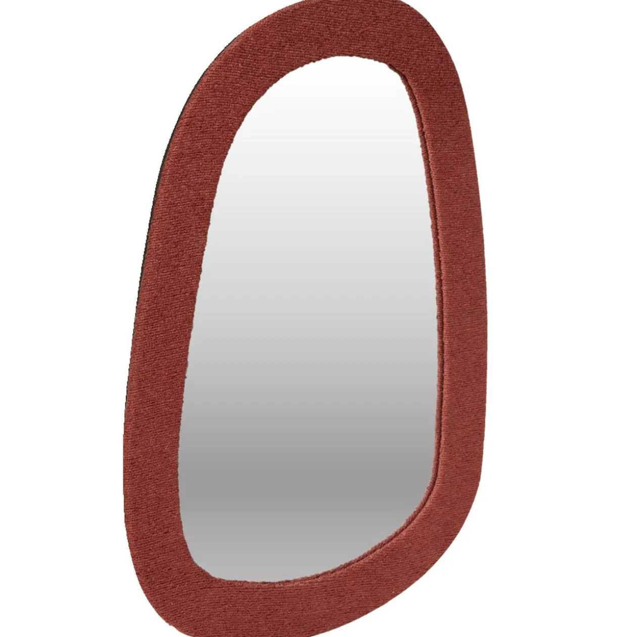 Miroir avec cadre en tissu 24,5x34cm (2 modèles)
