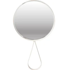 Miroir avec cadre métal rose 14x25cm < Gifi Outlet