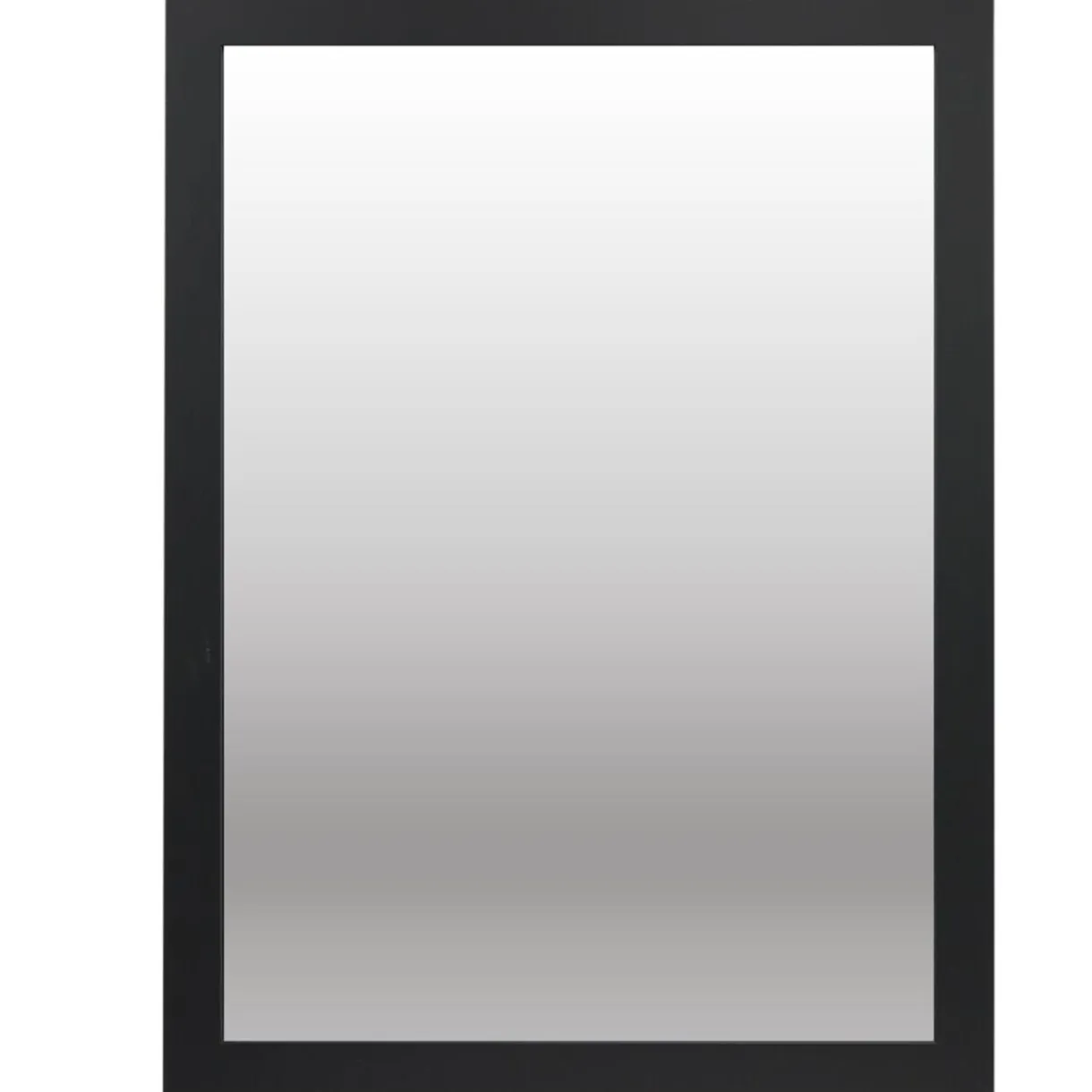 Miroir bord bois et verre noir 50x70cm < Gifi New