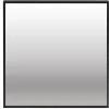 Miroir carré bord fin bois et verre noir 30x30cm < Gifi Best