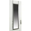 Miroir de porte marron foncé