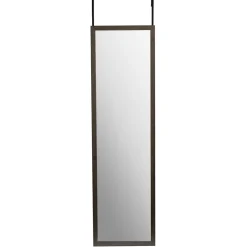 Miroir de porte marron foncé