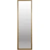 Miroir de porte rectangulaire cadre bois marron 34xH119cm