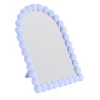 Miroir forme arche contour bulles pastel 16,5xH21,5cm (2 modèles)