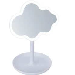 Miroir lumineux à poser avec rangement bijoux H26cm (3 modèles) < Gifi Best