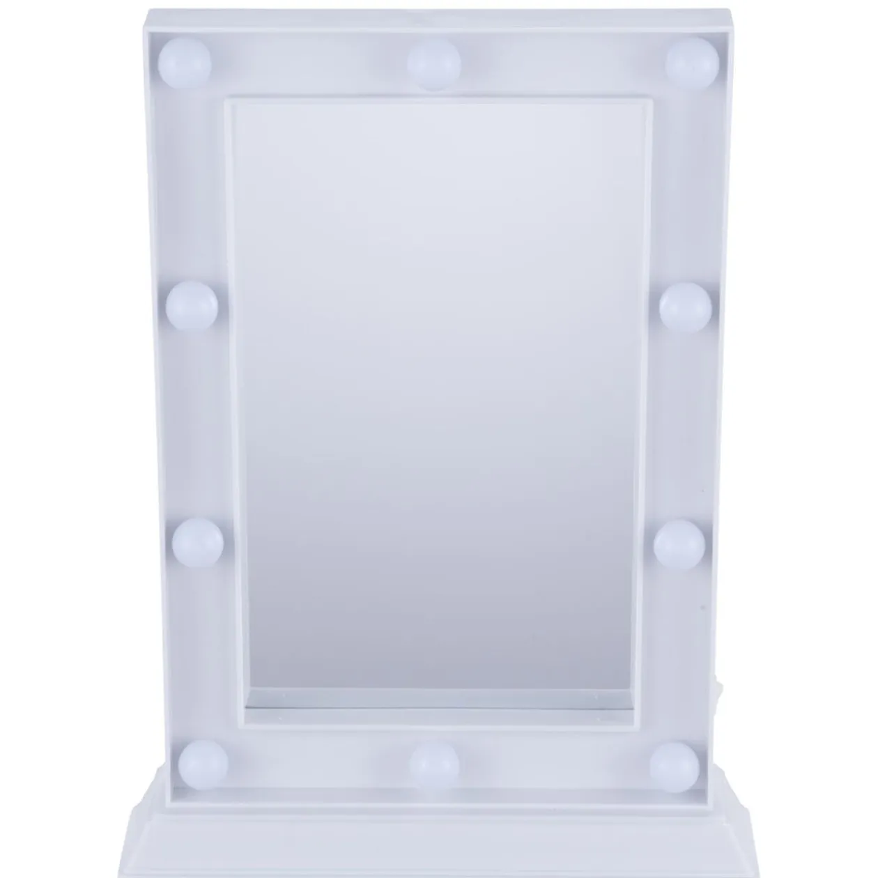 Miroir lumineux à poser rectangulaire à LED blanc 25x33cm
