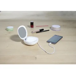 Miroir powerbank rond à led < Gifi Online