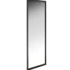 Miroir rectangulaire bord plastique noir 72,5xH195cm