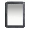 Miroir rectangulaire noir 13,5xH17,5cm