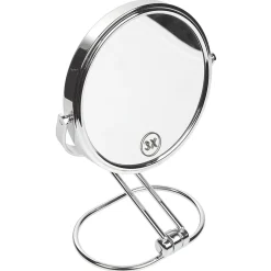 Miroir rond effet grossissant x3 à poser