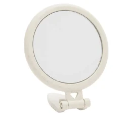 Miroir rond pliable 2 faces normal et grossissant