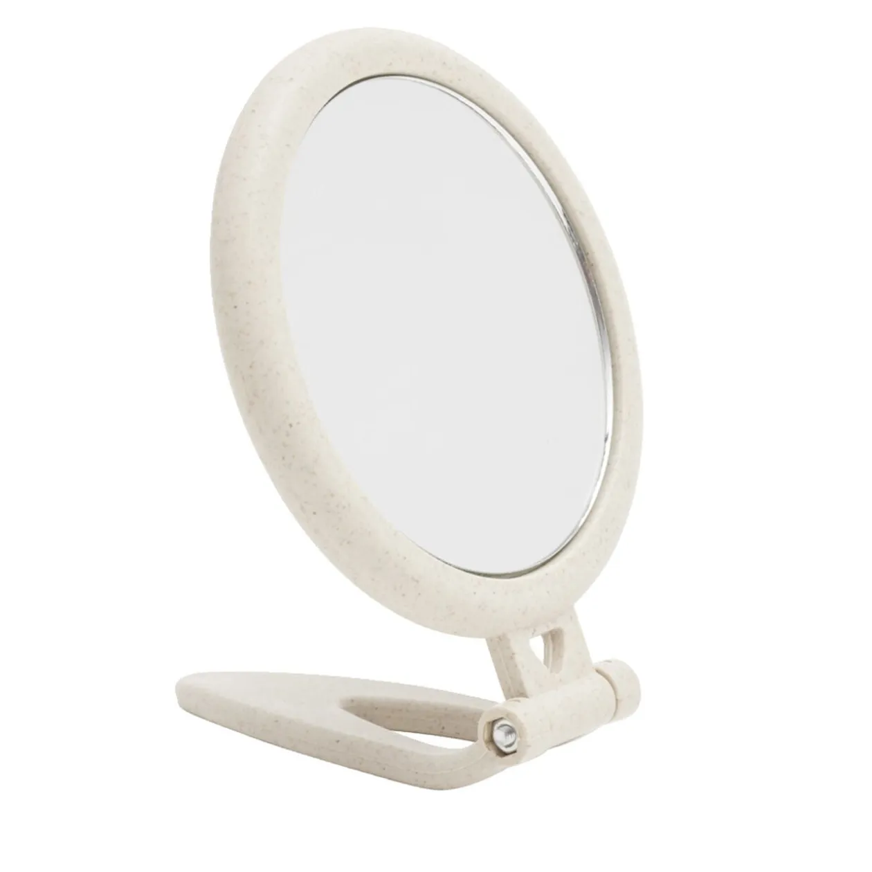 Miroir rond pliable 2 faces normal et grossissant
