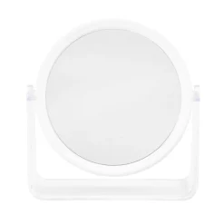 Miroir rond à poser rotatif 2 faces normal et grossissant (2 modèles)