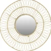 Miroir soleil rond papier tressé Ø74cm