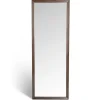 Miroir XL contour en bois noyer 72,5xH195cm