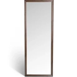 Miroir XL contour en bois noyer 72,5xH195cm