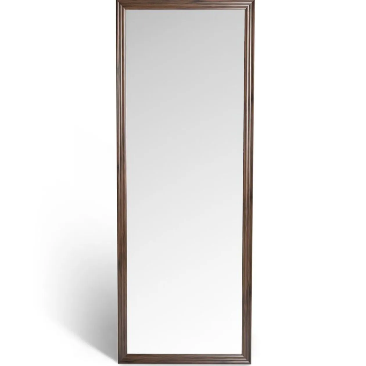 Miroir XL contour en bois noyer 72,5xH195cm