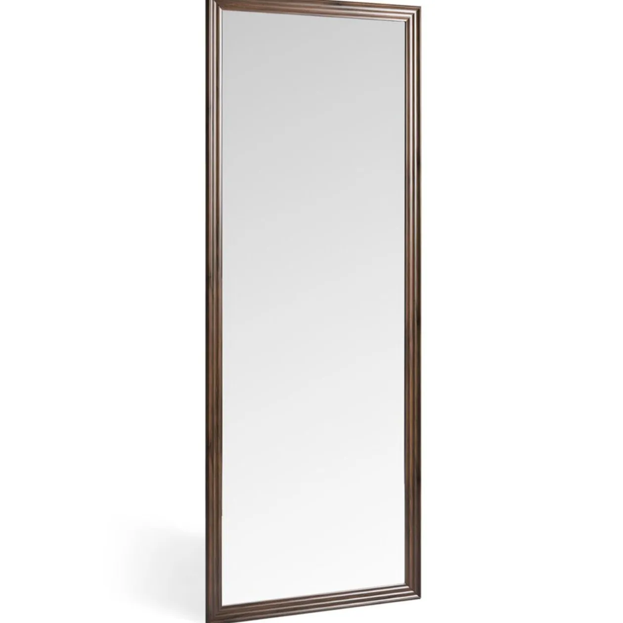 Miroir XL contour en bois noyer 72,5xH195cm