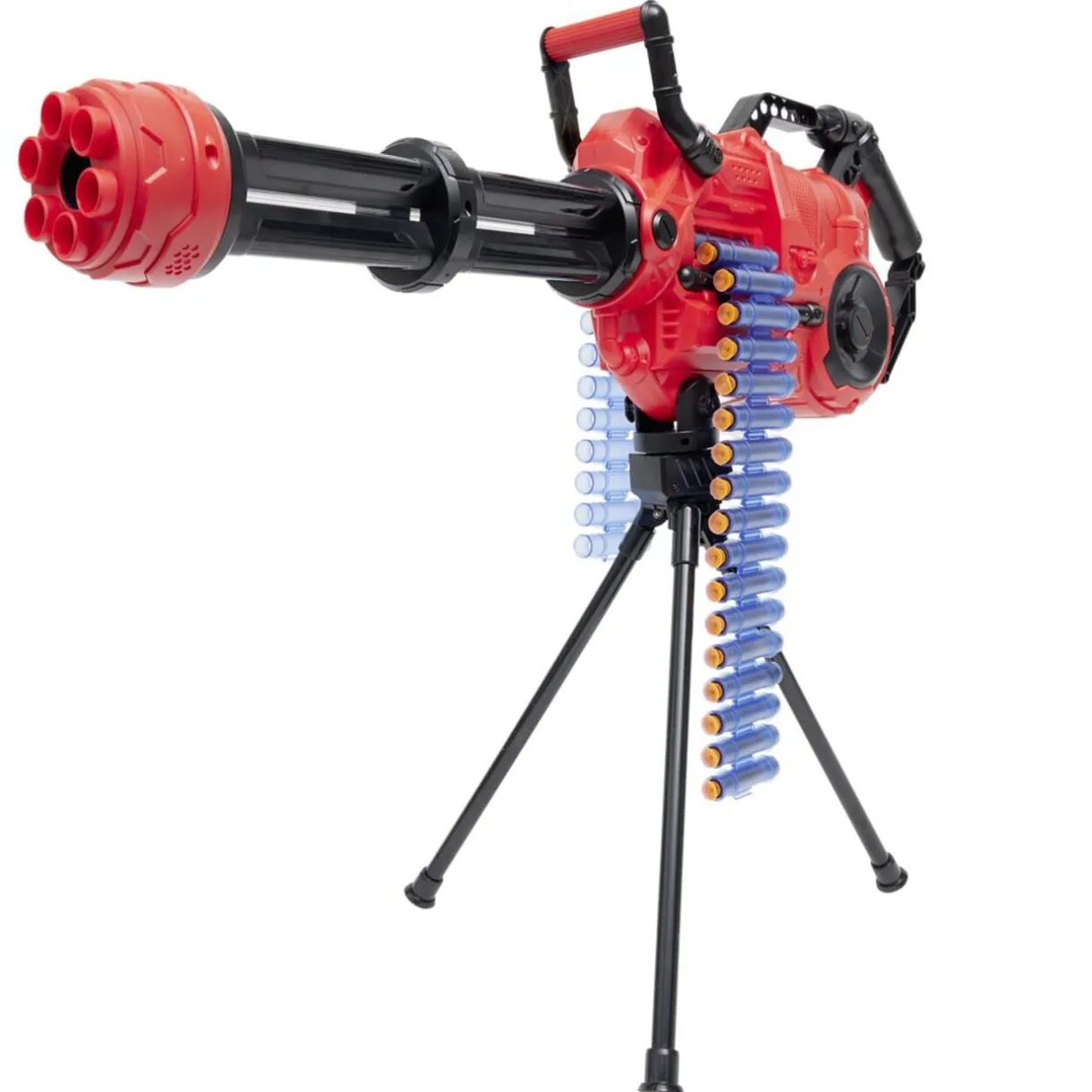 Mitrailleuse électrique Thundershot avec 40 fléchettes ventouses et trépied < Gifi Discount