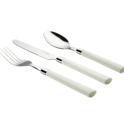 Ménagère couverts acier 12 pièces dans boîte plastique (4 modèles) < Gifi Outlet