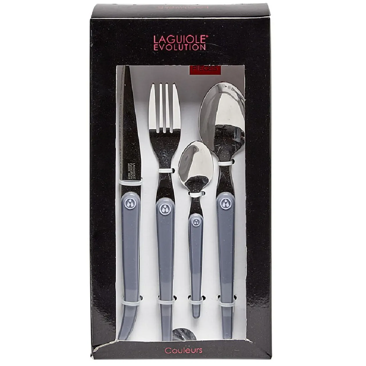 Ménagère Laguiole Evolution 16 pièces gris