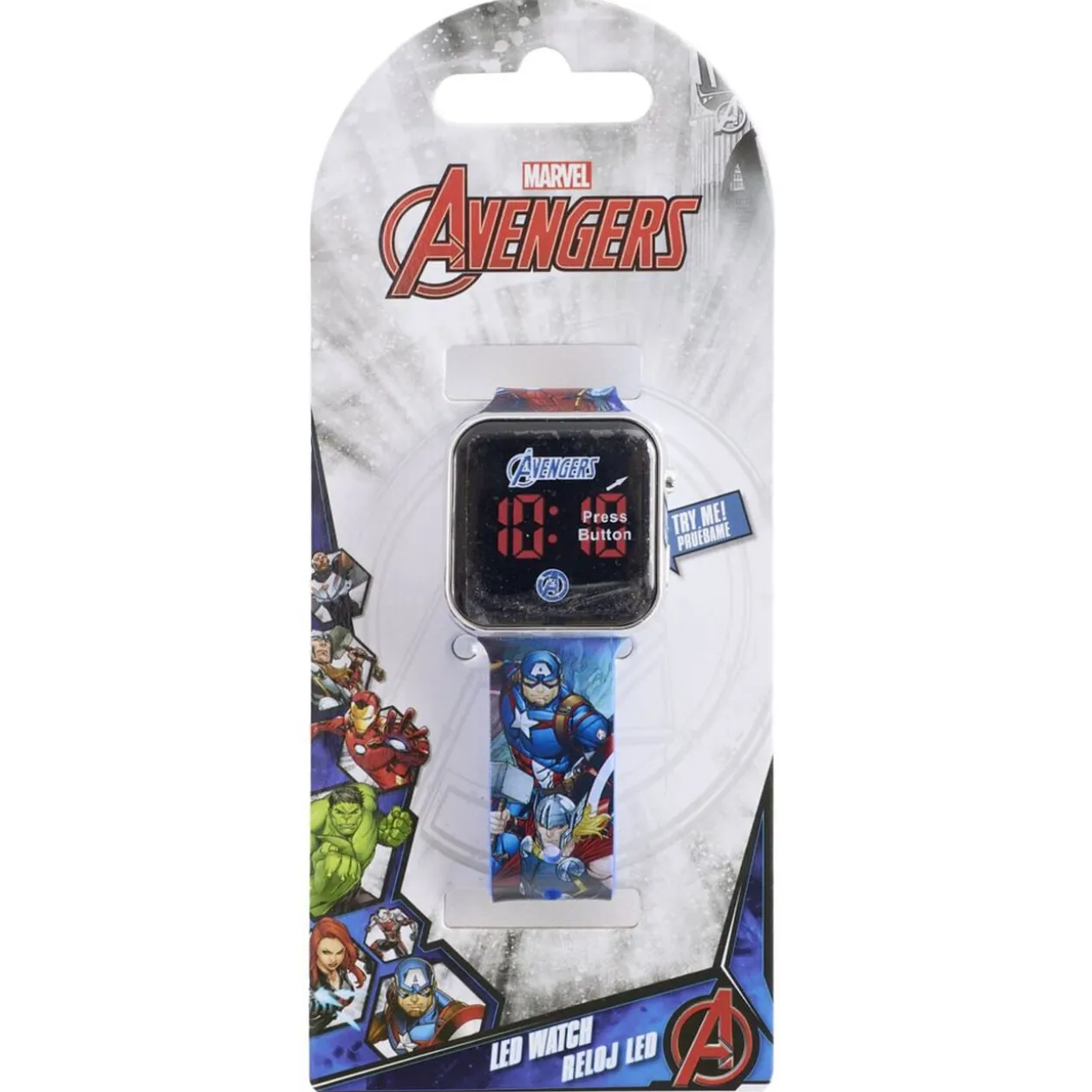 Montre enfant digitale LED Avengers