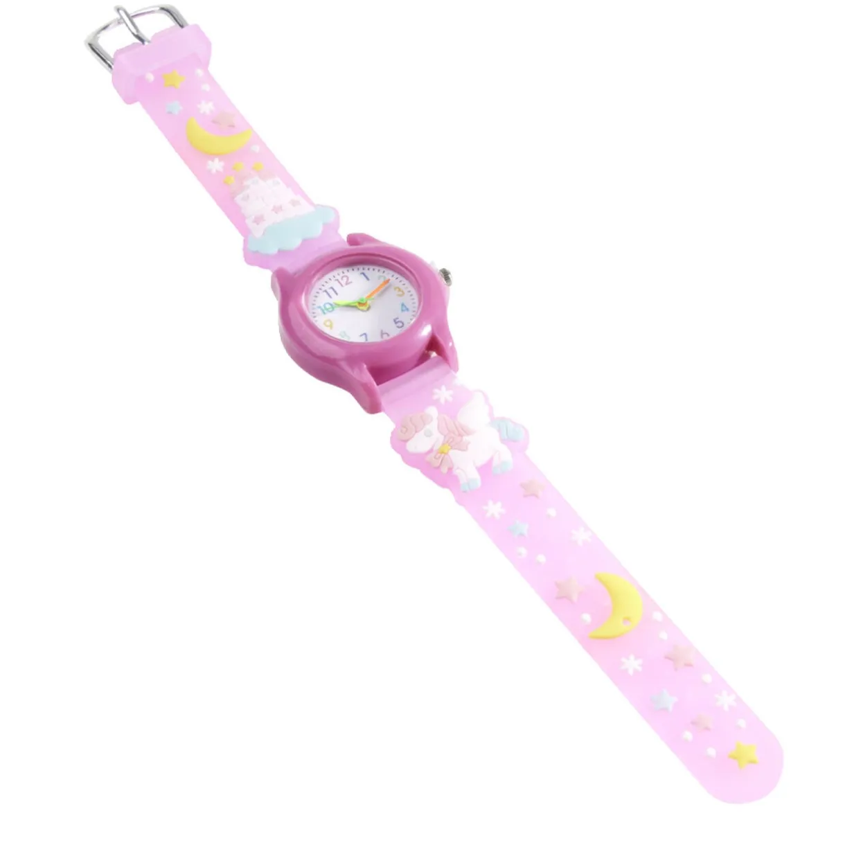 Montre enfant unisexe silicone et acier Ø3xL21cm - 8 modèles < Gifi Best