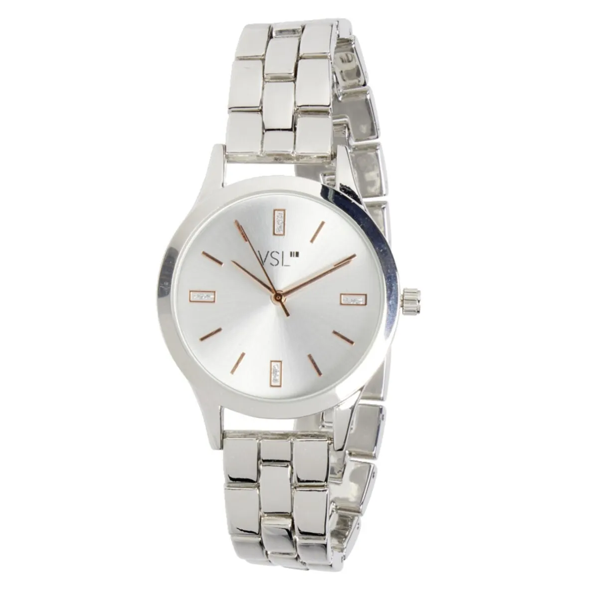 Montre femme bracelet maille inox gris argenté < Gifi Sale