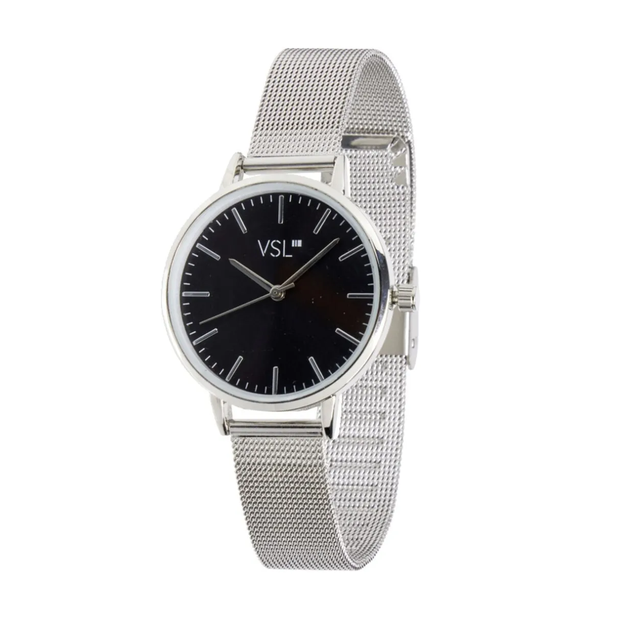 Montre femme bracelet maille milanaise inox gris argenté < Gifi Online