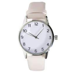 Montre femme cadran rond acier argenté bracelet simili Ø3,5xH23cm (4 modèles) < Gifi Sale