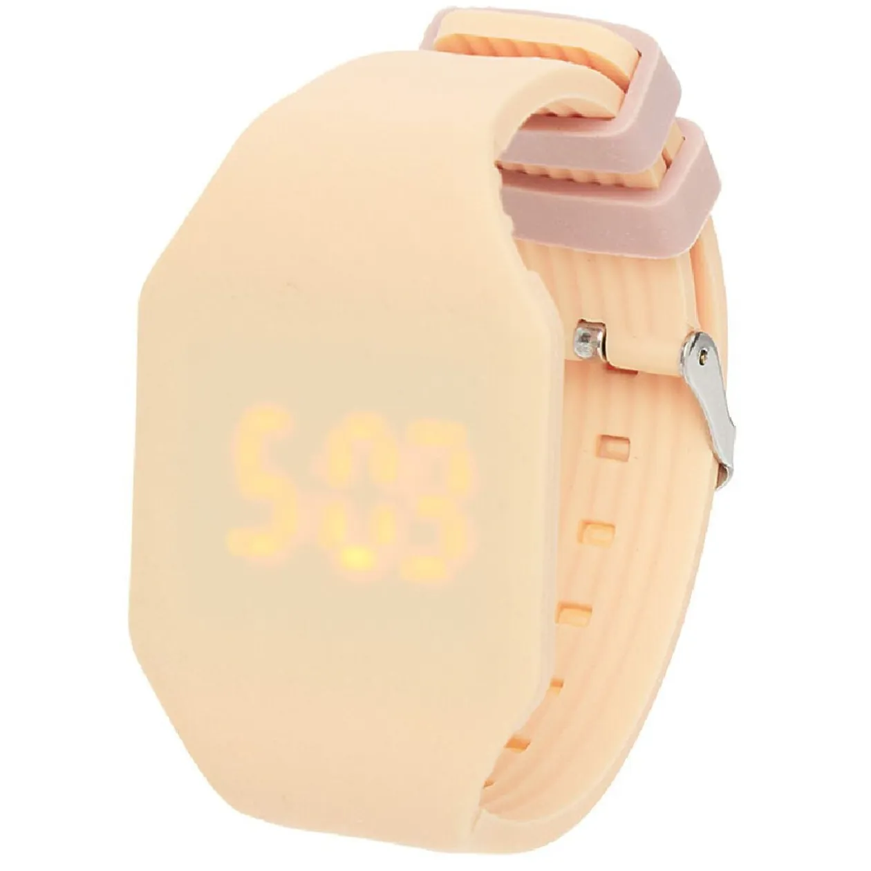 Montre led chiffres invisibles en silicone