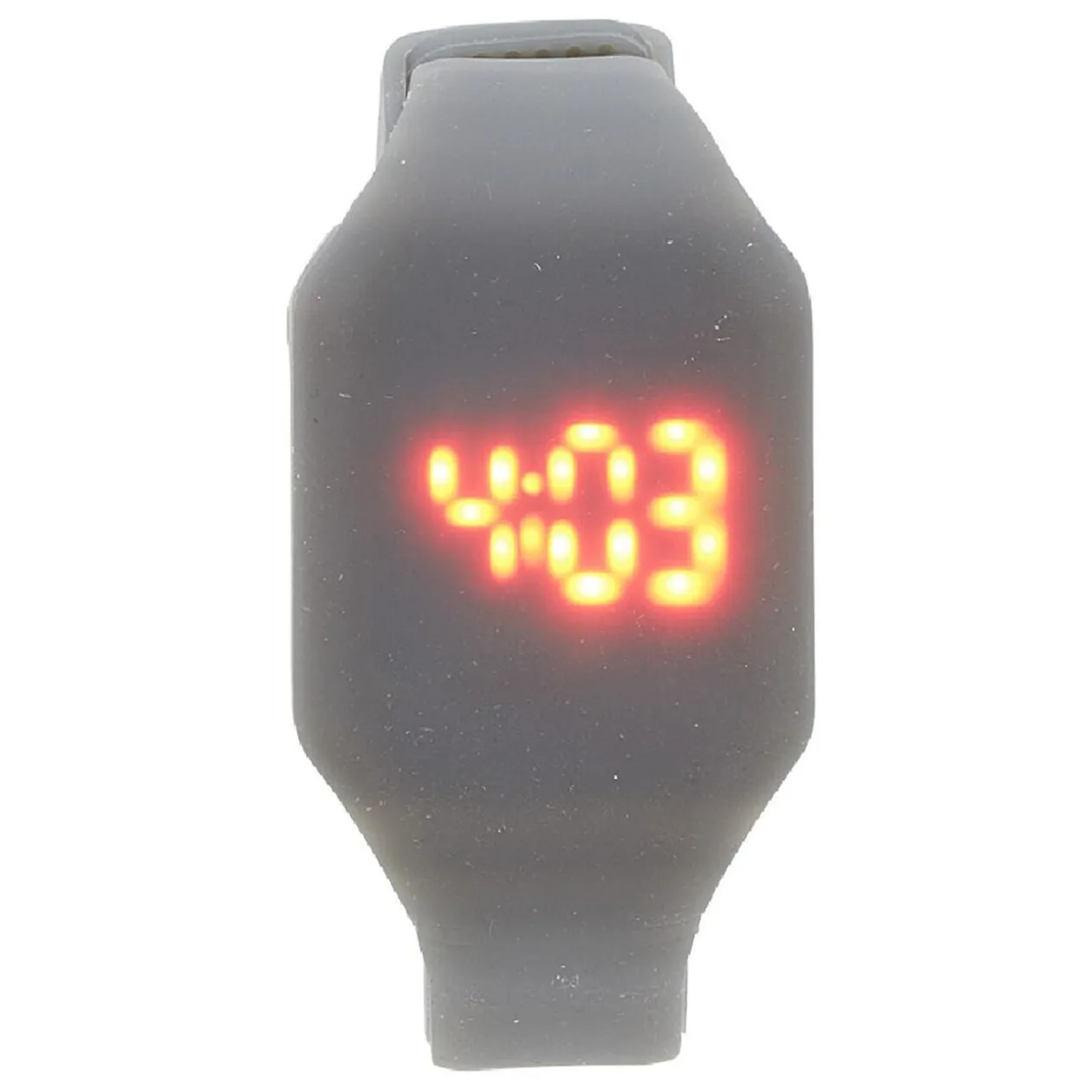 Montre touch Ultra plate bracelet silicone uni
