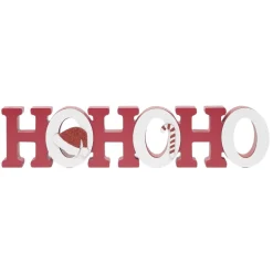 Mot décoratif de Noël "Ho Ho Ho" à poser L38cm < Gifi Outlet