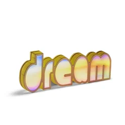 Mot lumineux Dream à poser polypropylène et plastique multicolore < Gifi Outlet