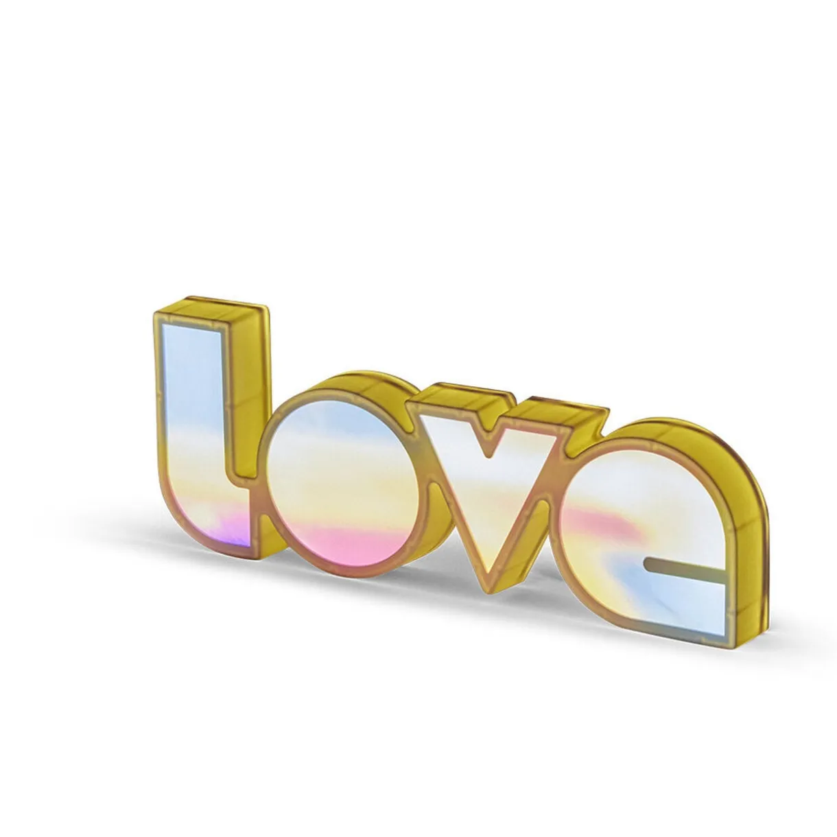 Mot lumineux Love à poser polypropylène et plastique multicolore < Gifi Hot