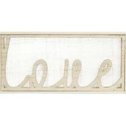Mot à poser en bois marron 23x4xH11cm < Gifi Clearance