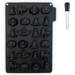 Moule à bonbons et pipette Halloween noir < Gifi Discount