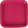 Moule carré silicone rose