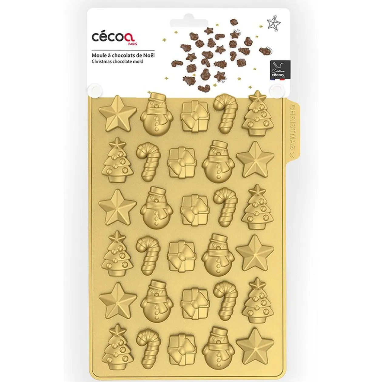 Moule à chocolats de Noël en silicone