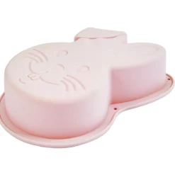 Moule chocolat silicone rose forme lapin