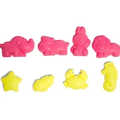 Moule de plage x8 + sac de rangement licorne < Gifi New